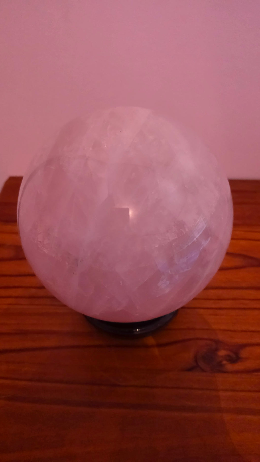 Stunning 20cm Rose Quartz Crystal Sphere (9.47kg)